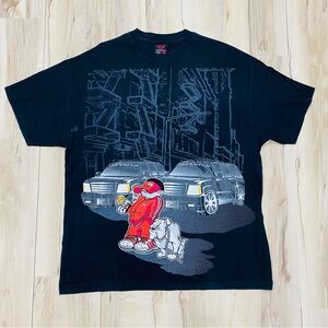 VTG School Of Hard Knocks T Shirt XL Bull Dog Cadillac Escalade SOHK 90s Y2K